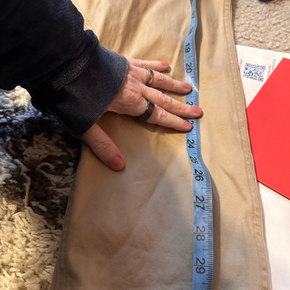 R13 tailored Drop Crotch Chino pant size 26 cropped - Picture 11 of 11